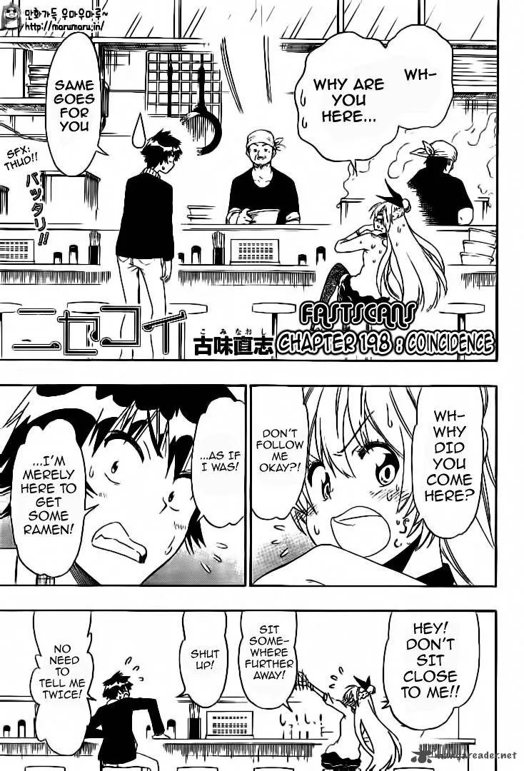 Nisekoi Chapter 198 page 2
