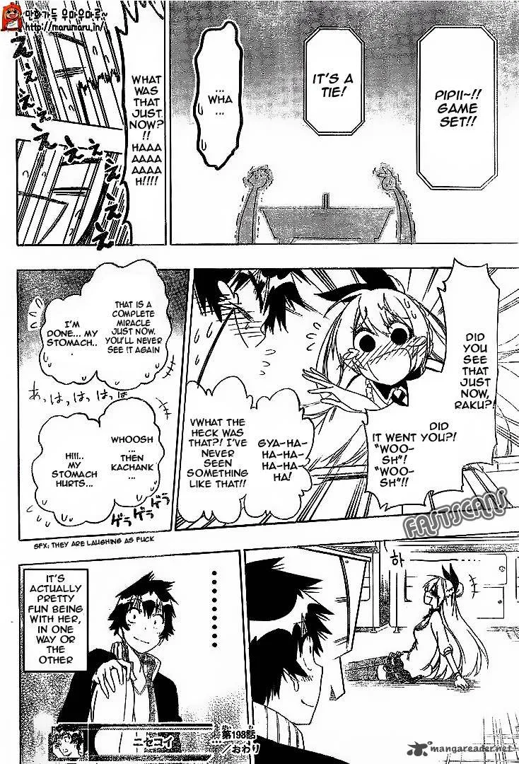 Nisekoi Chapter 198 page 19