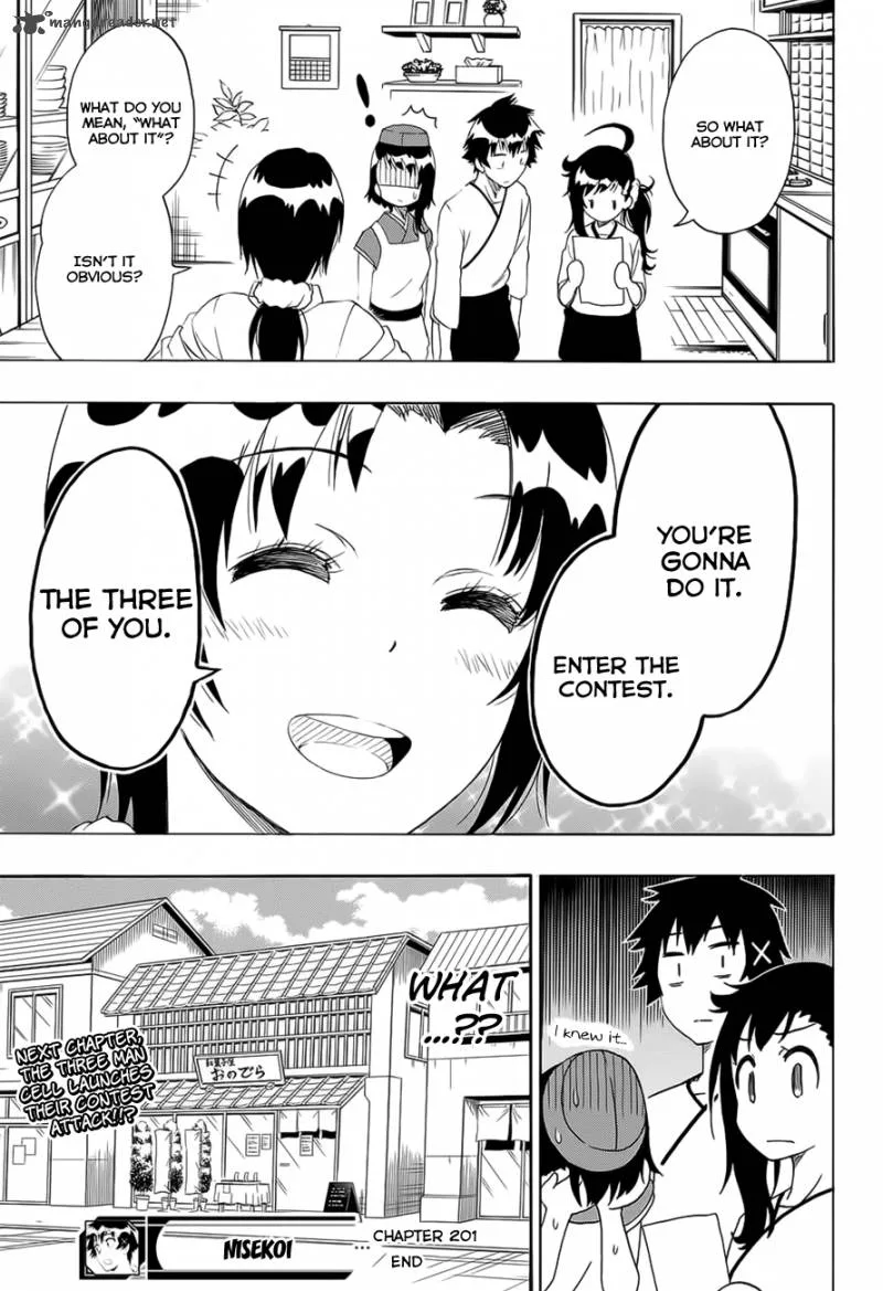 Nisekoi Chapter 201 page 20