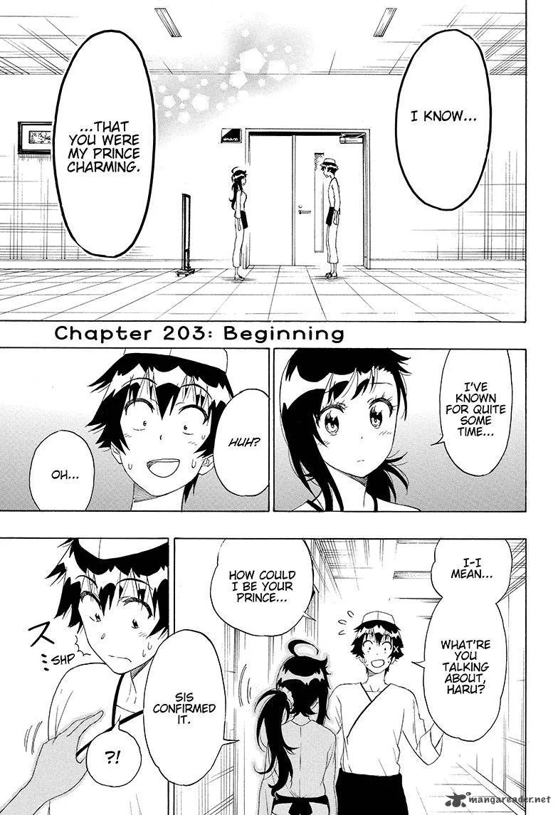 Nisekoi Chapter 203 page 1