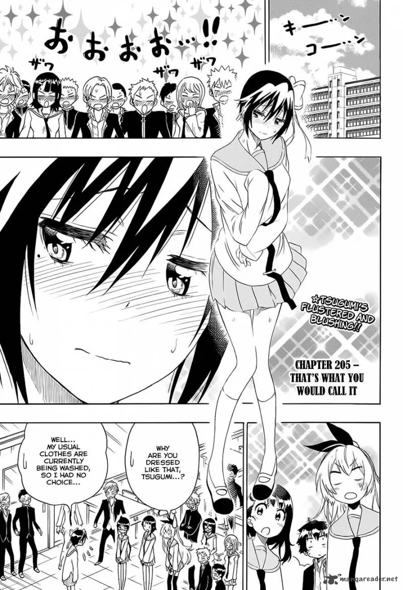 Nisekoi Chapter 205 page 3
