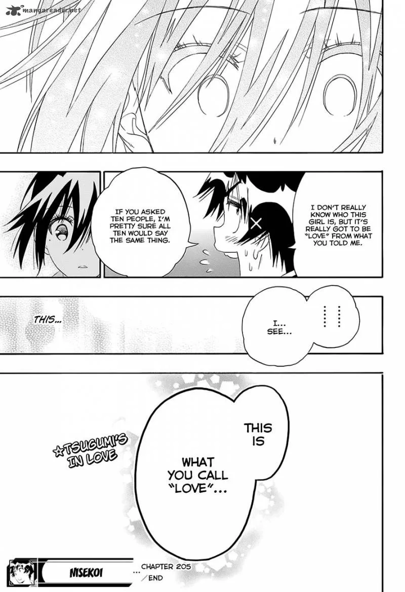 Nisekoi Chapter 205 page 21