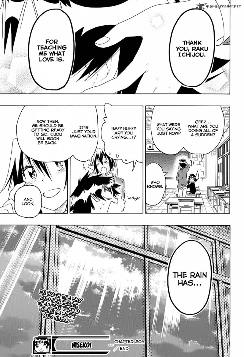 Nisekoi Chapter 206 page 20
