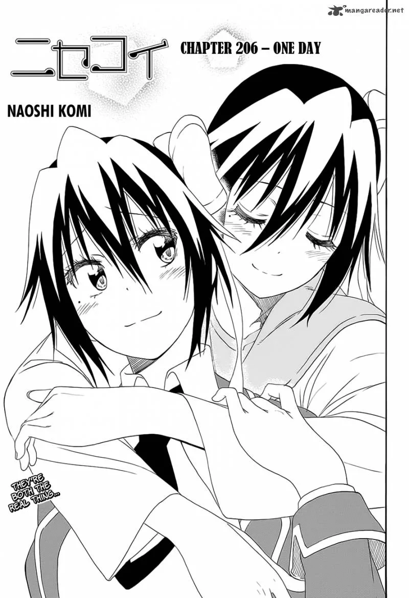 Nisekoi Chapter 206 page 2