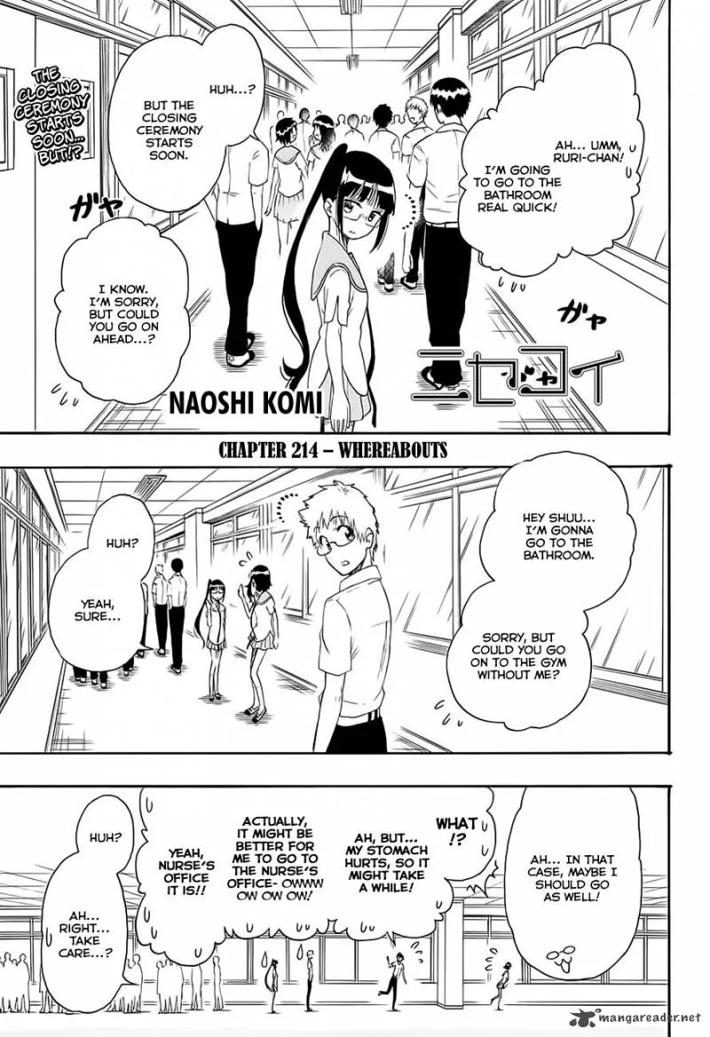 Nisekoi Chapter 214 page 2