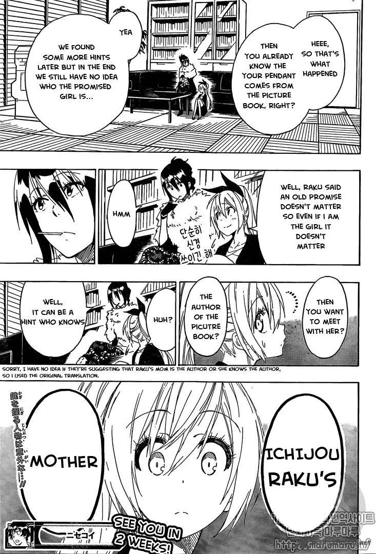 Nisekoi Chapter 215 page 19