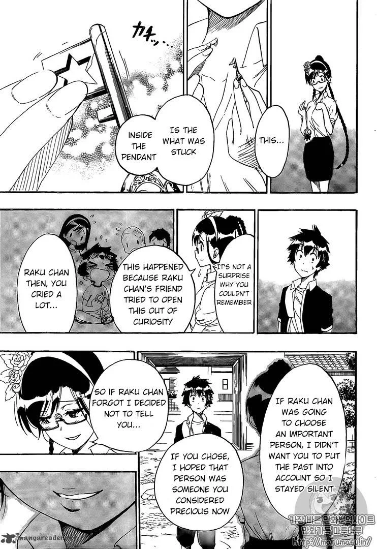Nisekoi Chapter 218 page 8