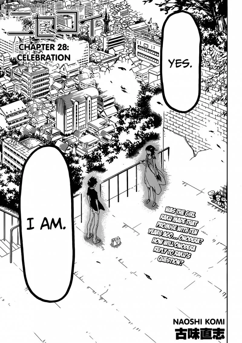 Nisekoi Chapter 28 page 1