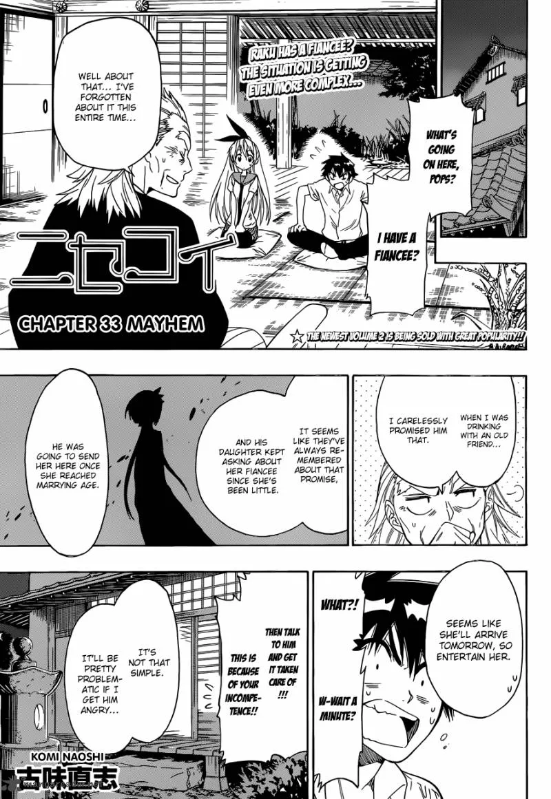 Nisekoi Chapter 33 page 1