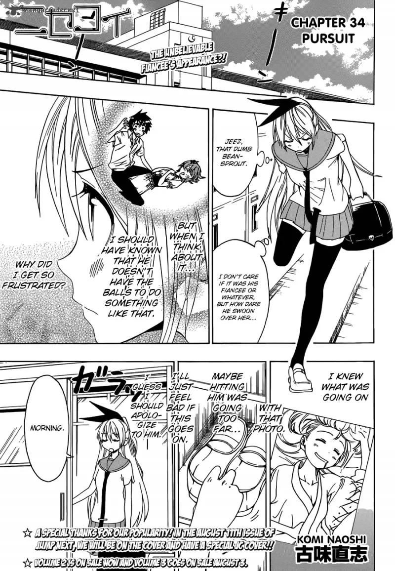 Nisekoi Chapter 34 page 1