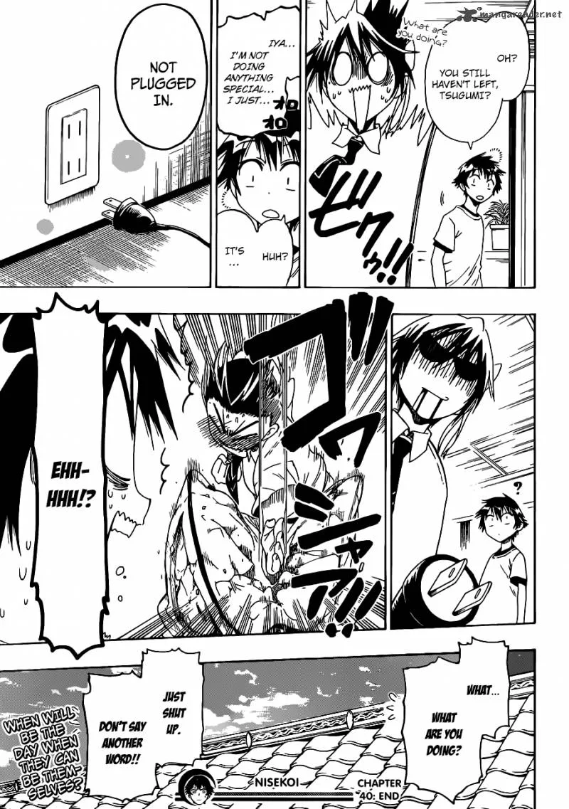 Nisekoi Chapter 40 page 20