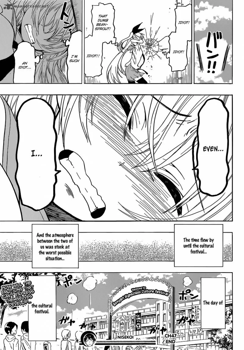 Nisekoi Chapter 47 page 20