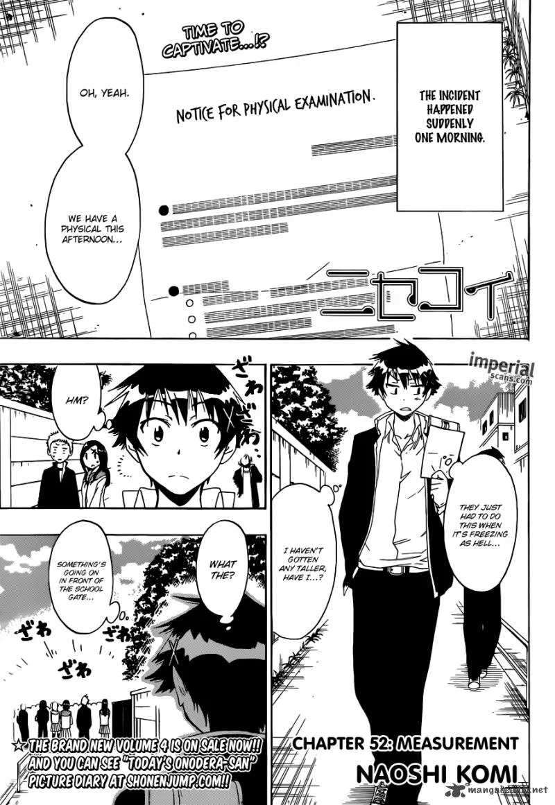 Nisekoi Chapter 52 page 1