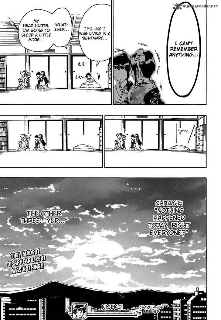 Nisekoi Chapter 65 page 19