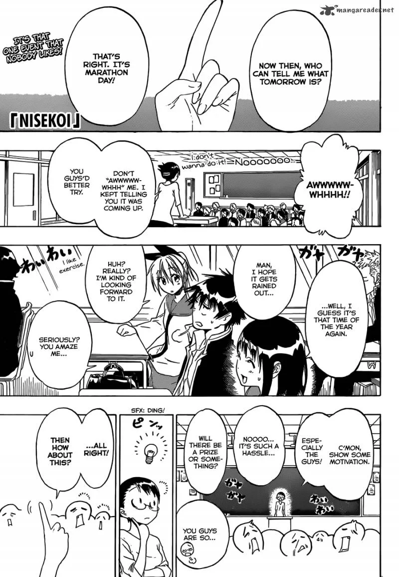 Nisekoi Chapter 72 page 2