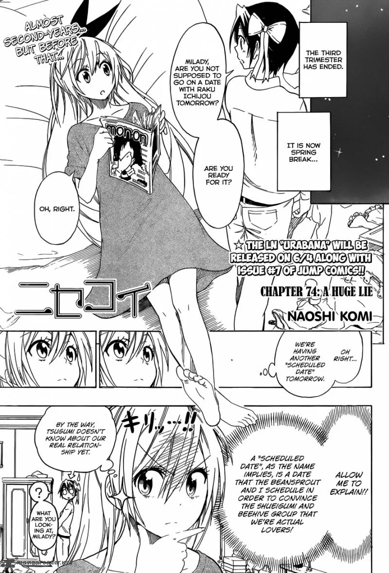 Nisekoi Chapter 74 page 2
