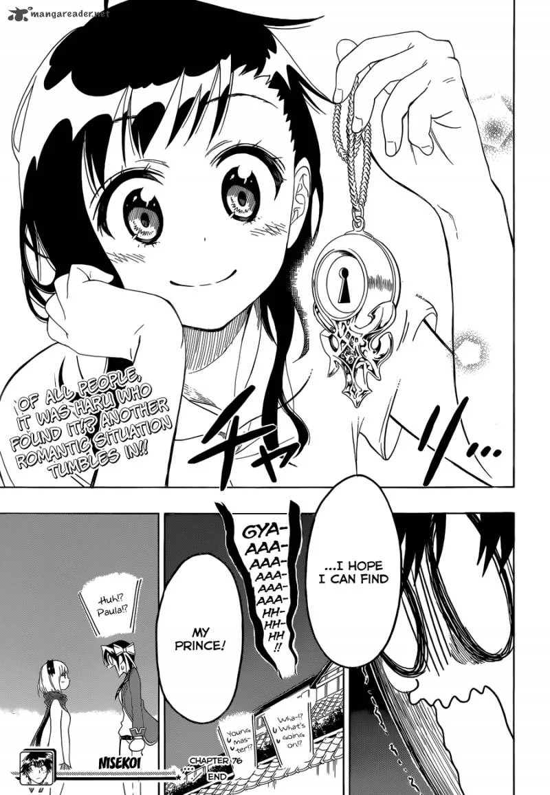 Nisekoi Chapter 76 page 21