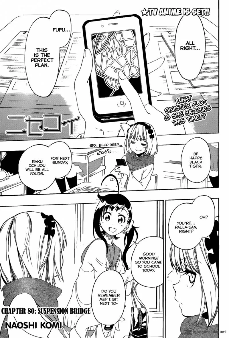 Nisekoi Chapter 80 page 2