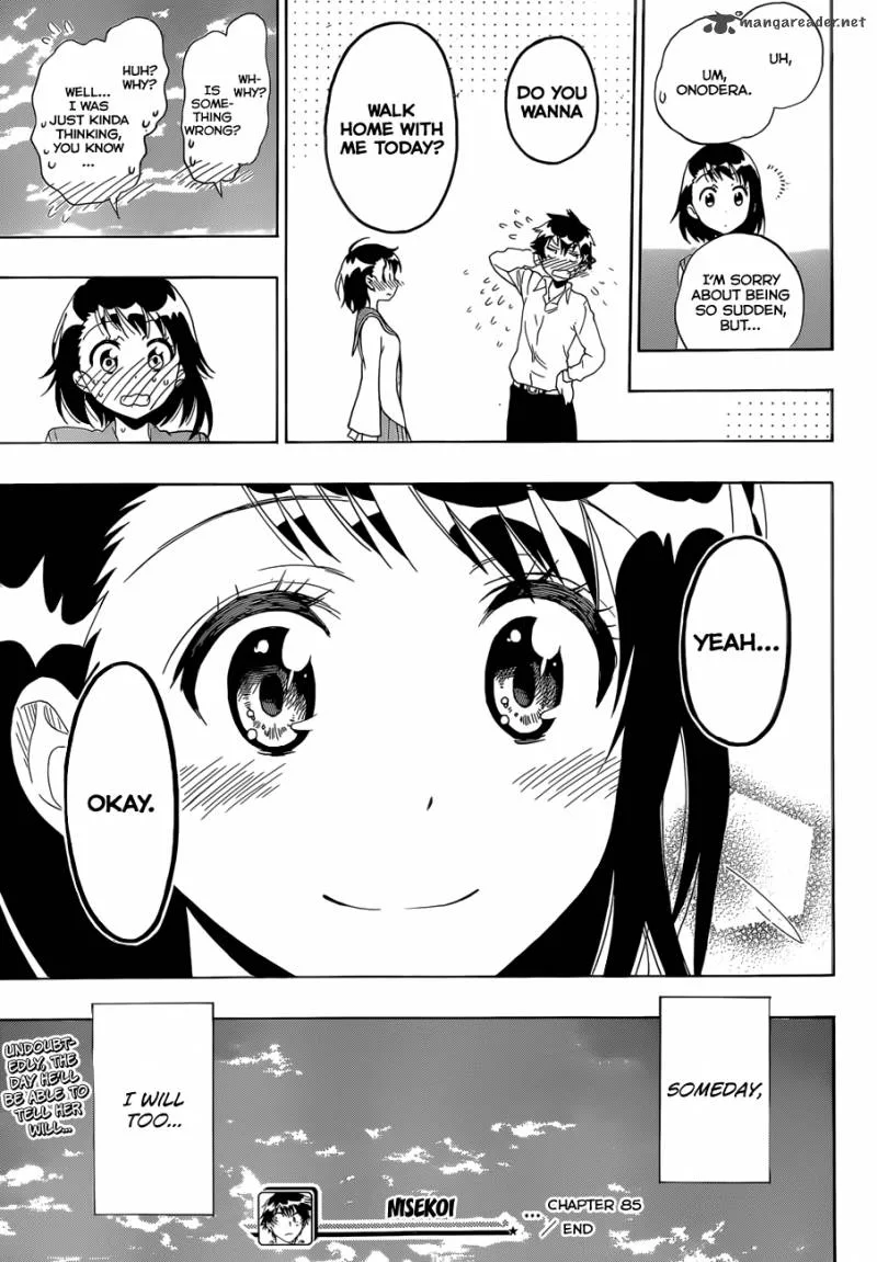 Nisekoi Chapter 85 page 19