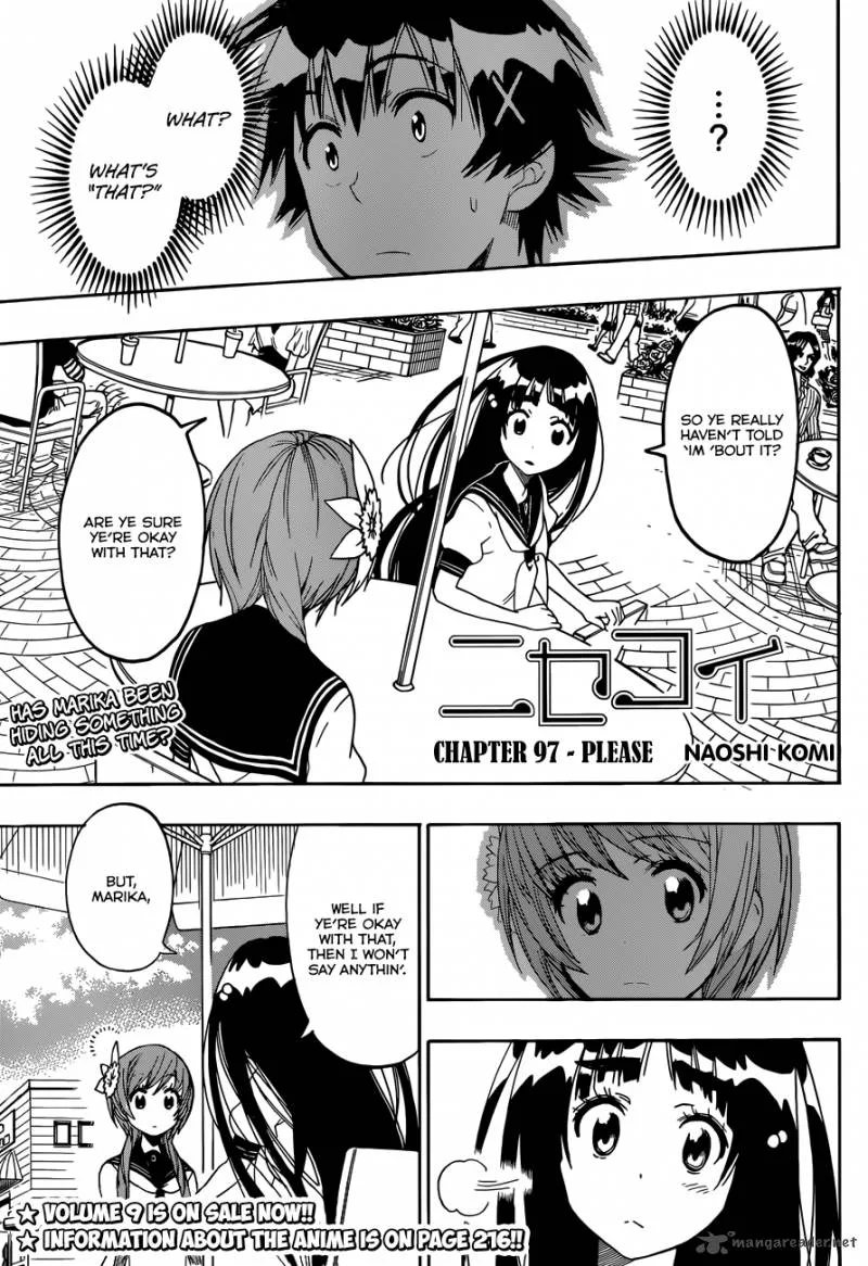 Nisekoi Chapter 97 page 2