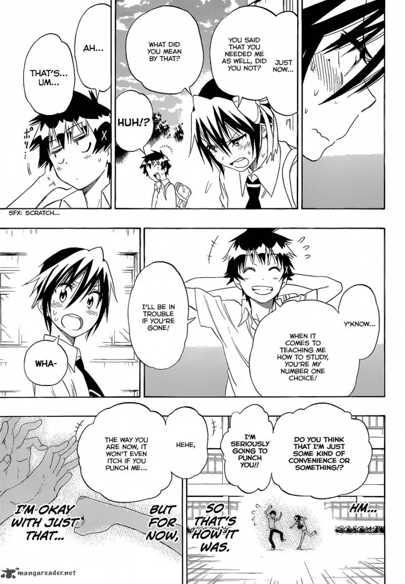 Nisekoi Chapter 99 page 18
