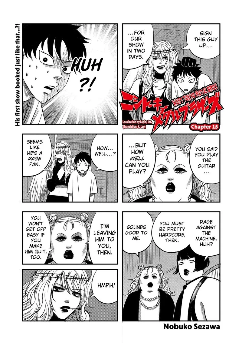 Nishi Tokyo Metal Brothers Chapter 15 page 1
