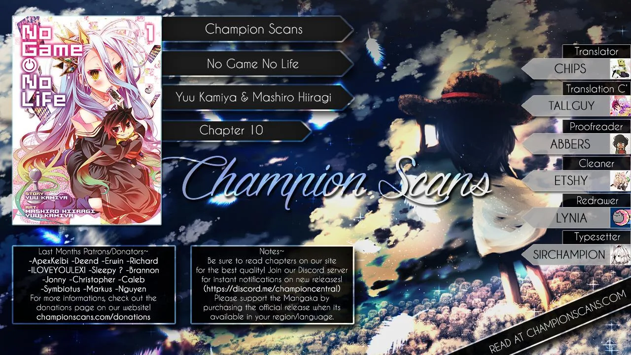 No Game No Life Chapter 10 page 1
