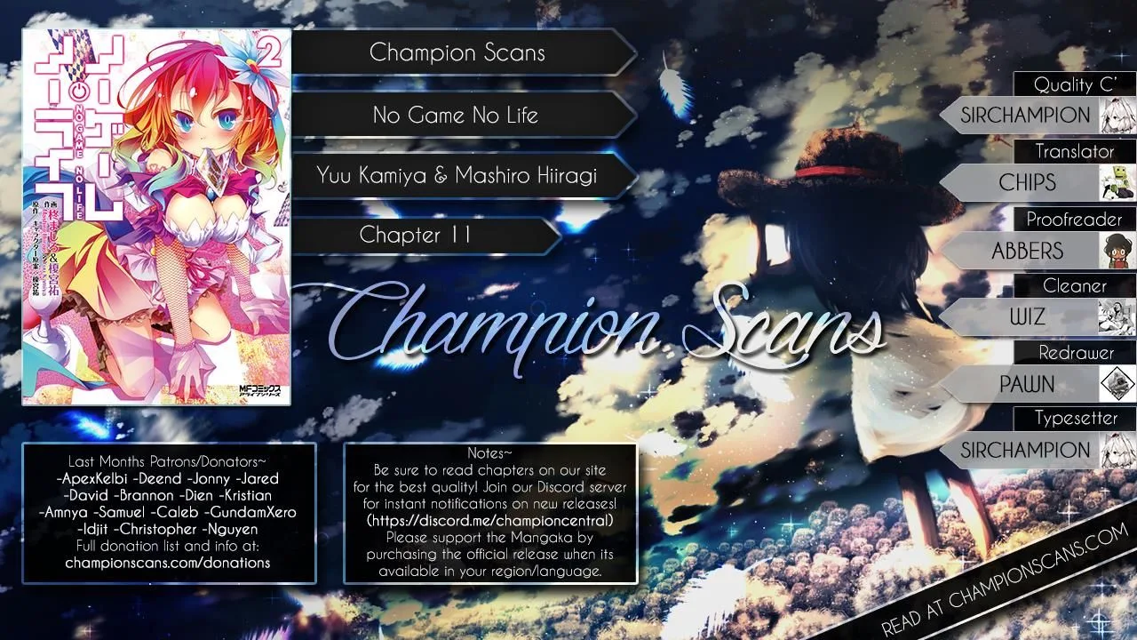 No Game No Life Chapter 11 page 1