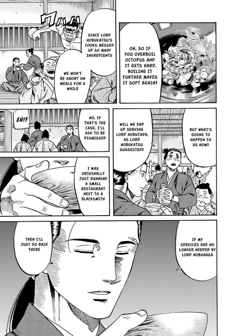Nobunaga no Chef Chapter 140 page 21