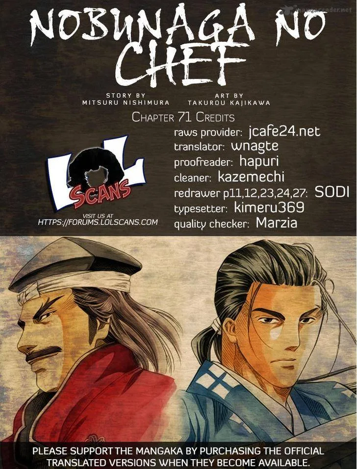 Nobunaga no Chef Chapter 71 page 3