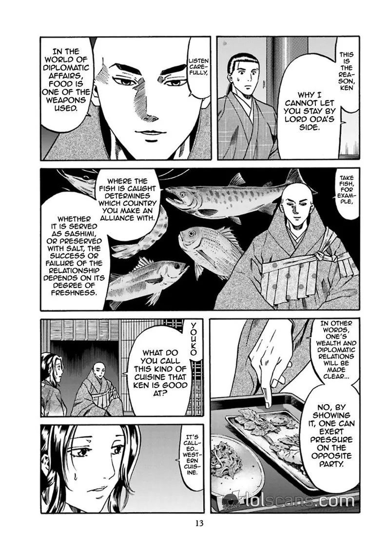 Nobunaga no Chef Chapter 98 page 13
