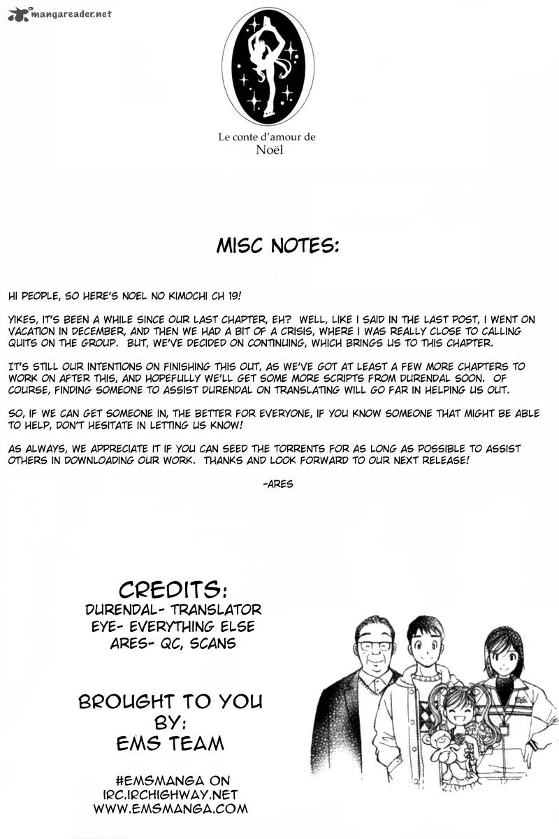 Noel no Kimochi Chapter 19 page 1