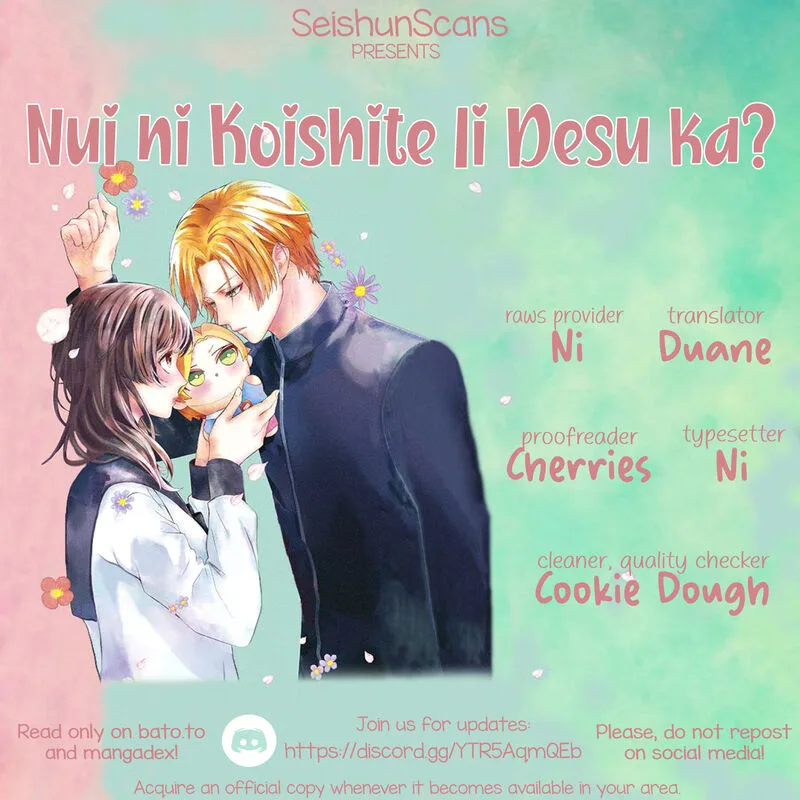 Nui ni Koishite Ii desu ka? Chapter 8 page 1
