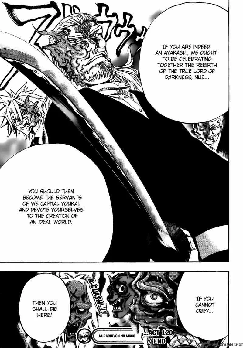 Nurarihyon No Mago Chapter 120 page 20