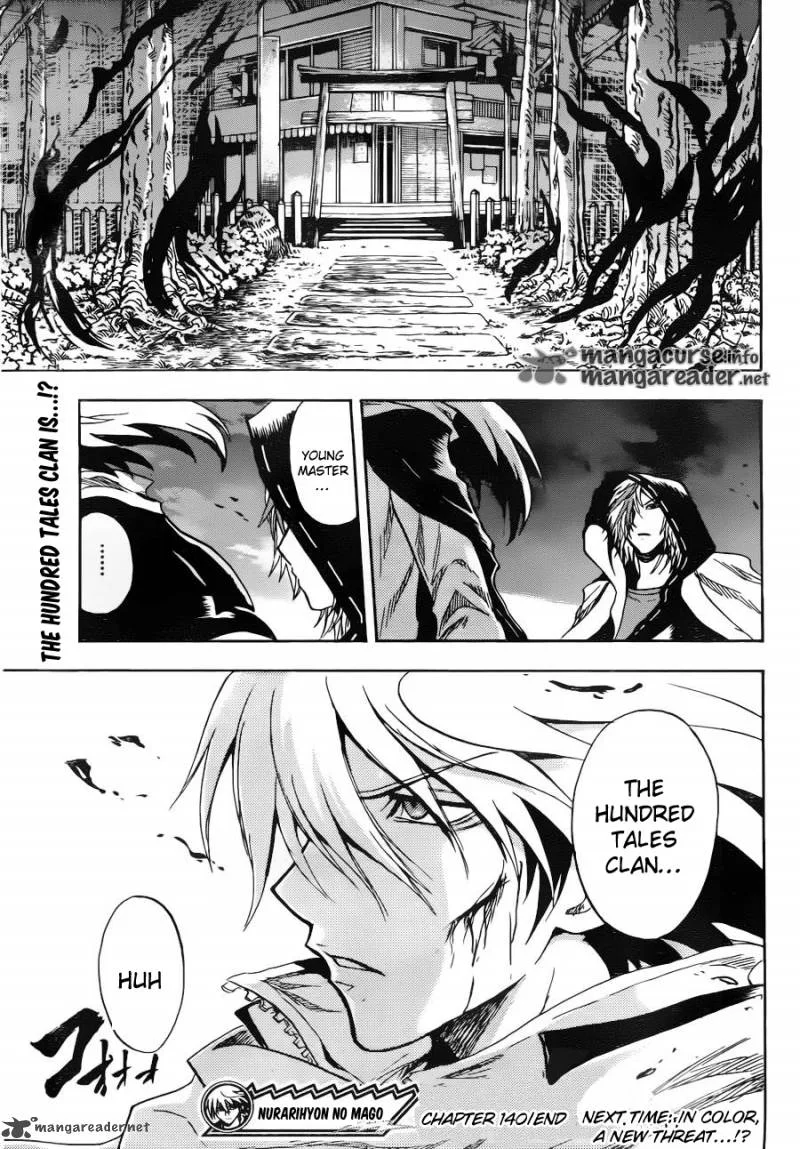 Nurarihyon No Mago Chapter 140 page 18