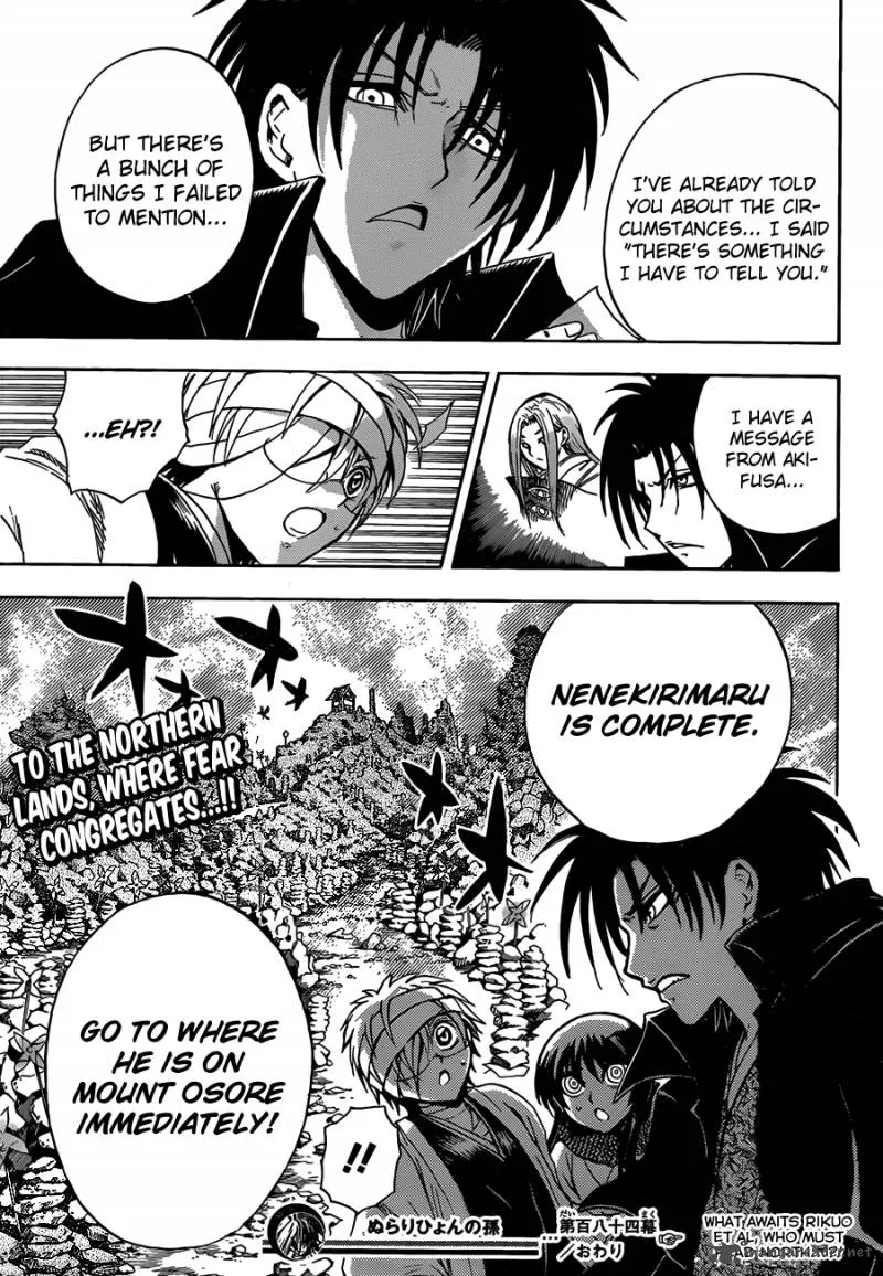 Nurarihyon No Mago Chapter 184 page 19