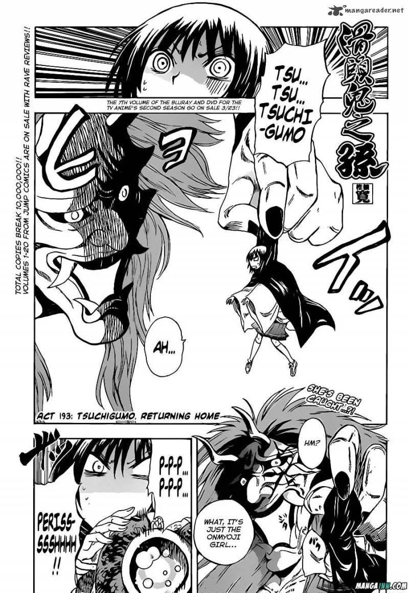Nurarihyon No Mago Chapter 193 page 1