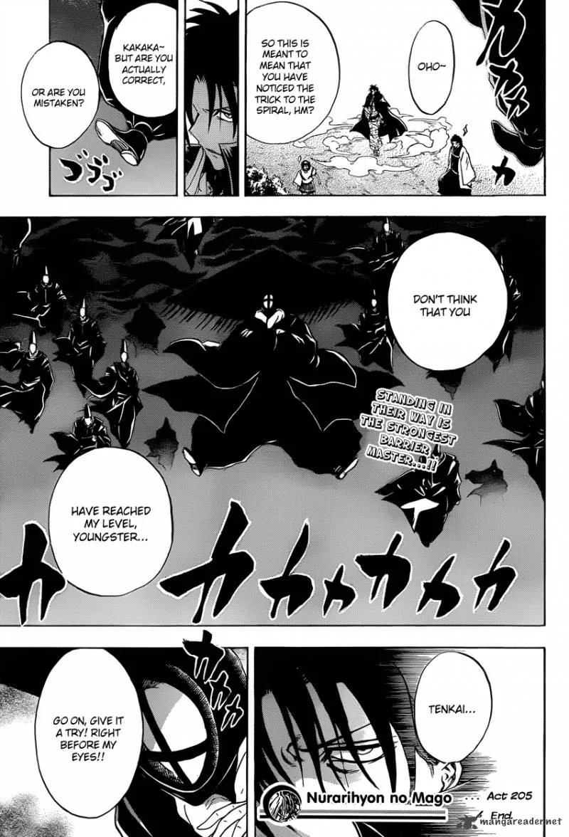 Nurarihyon No Mago Chapter 205 page 19