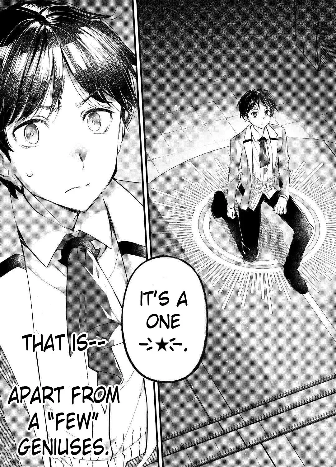 Ochikobore “1” Mahou Tsukai wa, Kyou mo Muishiki ni Cheat wo Tsukau Chapter 1 page 7