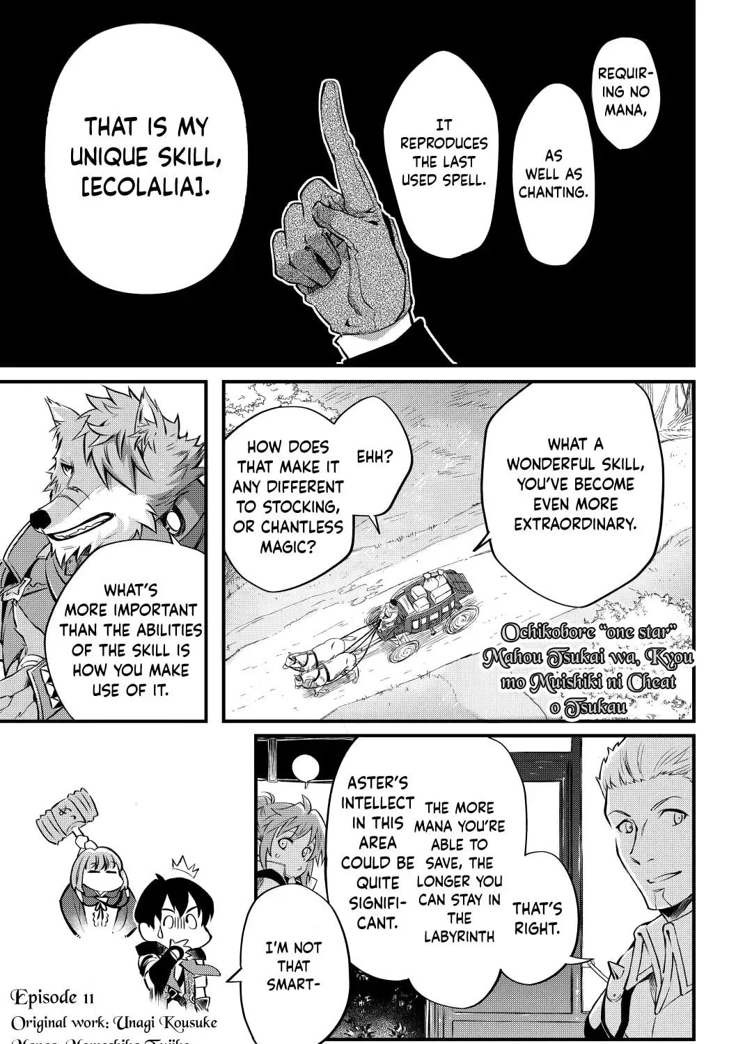 Ochikobore “1” Mahou Tsukai wa, Kyou mo Muishiki ni Cheat wo Tsukau Chapter 11 page 2