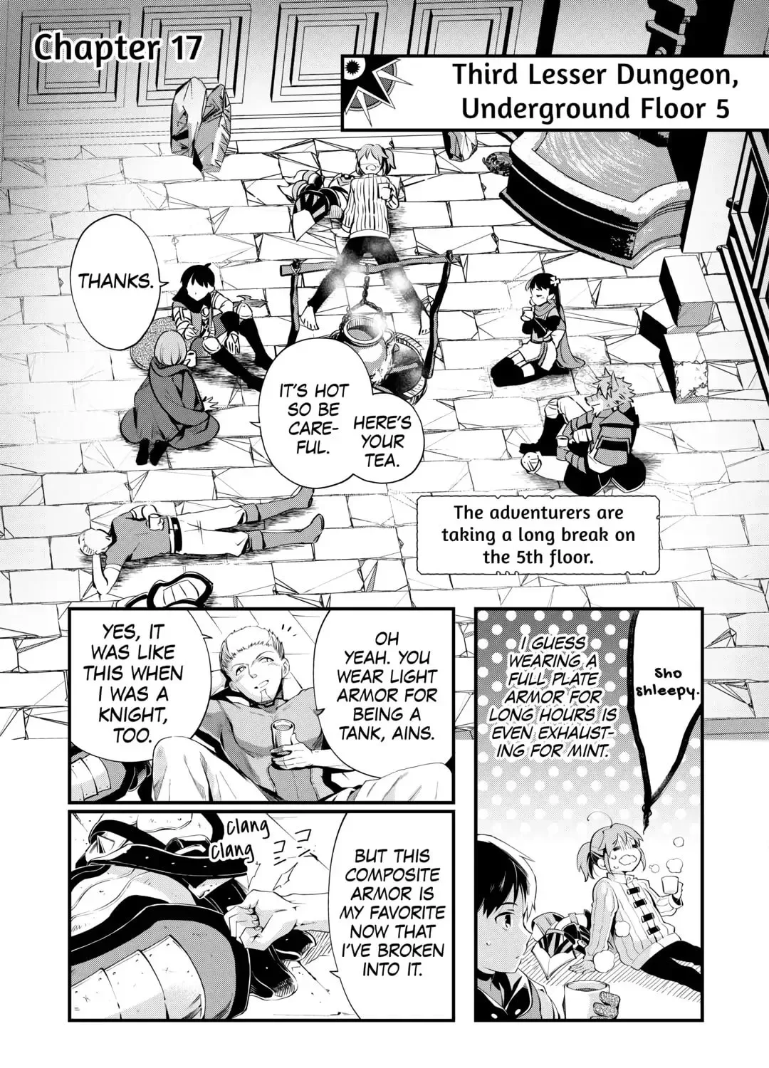 Ochikobore “1” Mahou Tsukai wa, Kyou mo Muishiki ni Cheat wo Tsukau Chapter 17 page 1