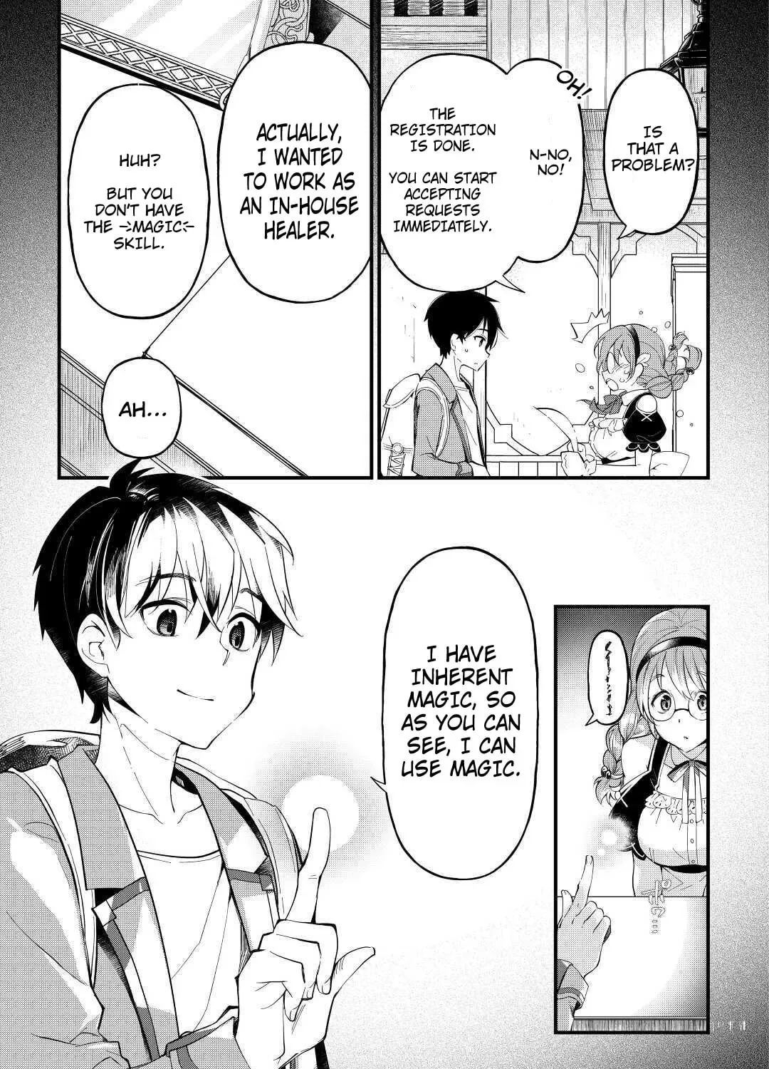 Ochikobore “1” Mahou Tsukai wa, Kyou mo Muishiki ni Cheat wo Tsukau Chapter 2 page 14