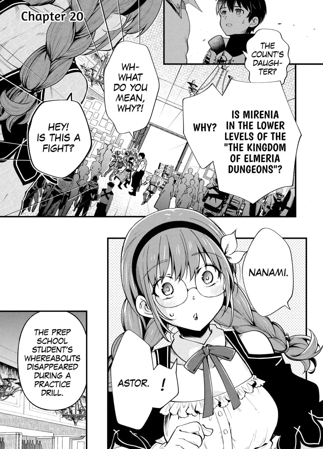 Ochikobore “1” Mahou Tsukai wa, Kyou mo Muishiki ni Cheat wo Tsukau Chapter 20 page 1