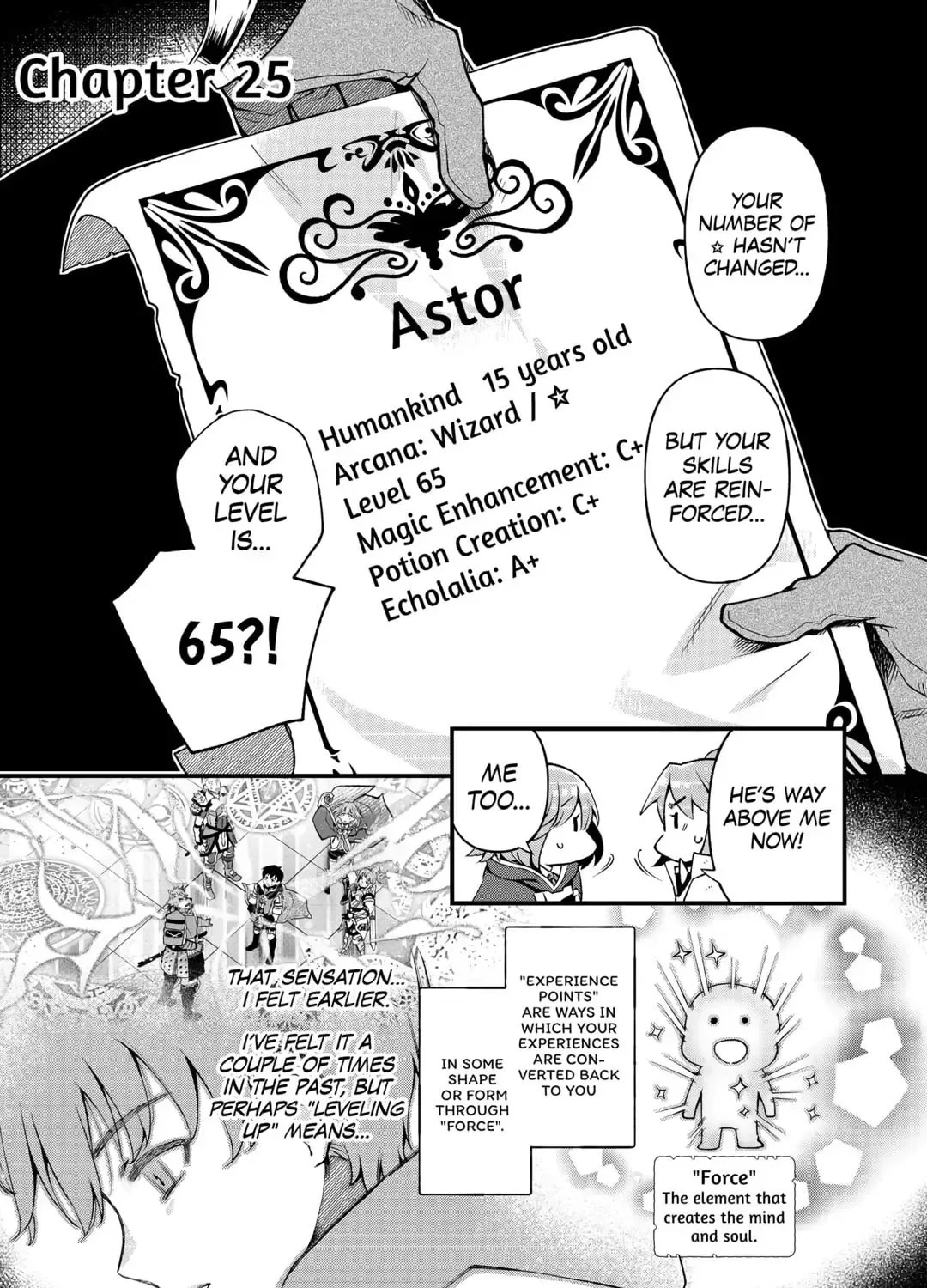 Ochikobore “1” Mahou Tsukai wa, Kyou mo Muishiki ni Cheat wo Tsukau Chapter 25 page 1