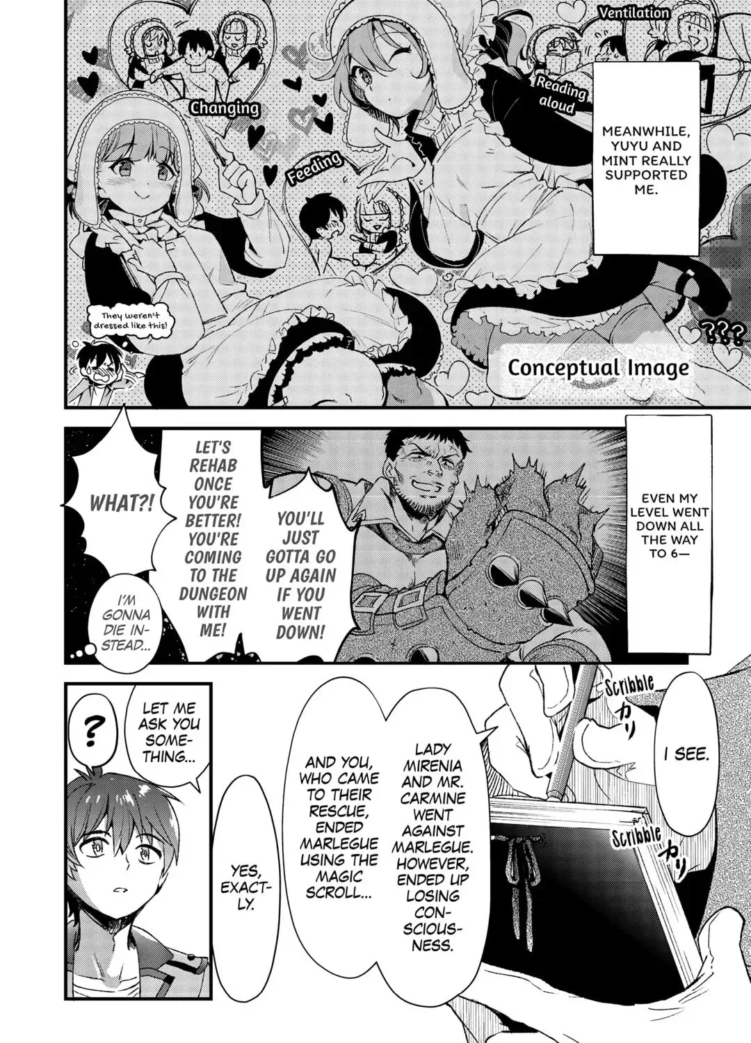 Ochikobore “1” Mahou Tsukai wa, Kyou mo Muishiki ni Cheat wo Tsukau Chapter 28 page 7