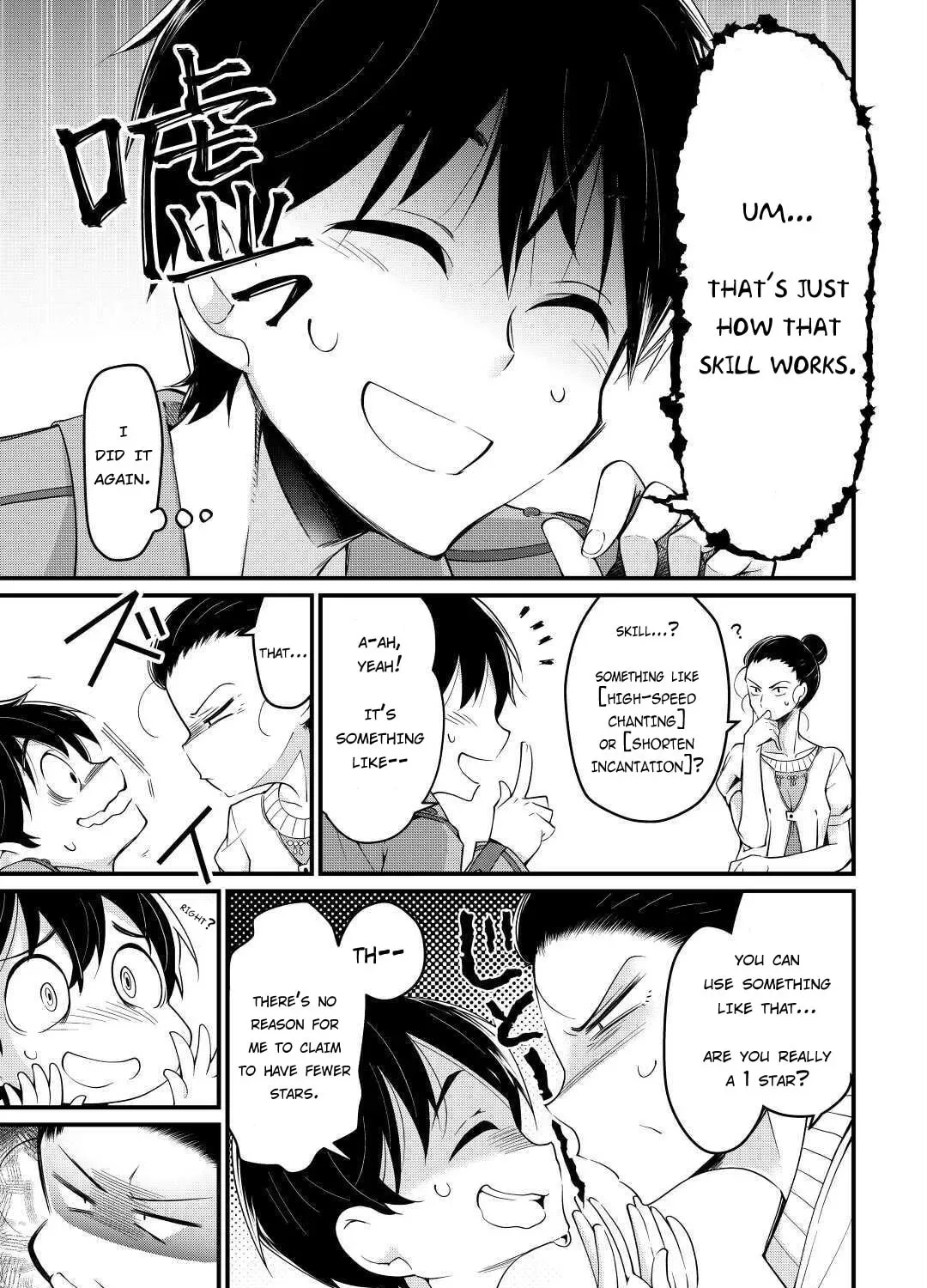 Ochikobore “1” Mahou Tsukai wa, Kyou mo Muishiki ni Cheat wo Tsukau Chapter 4 page 14