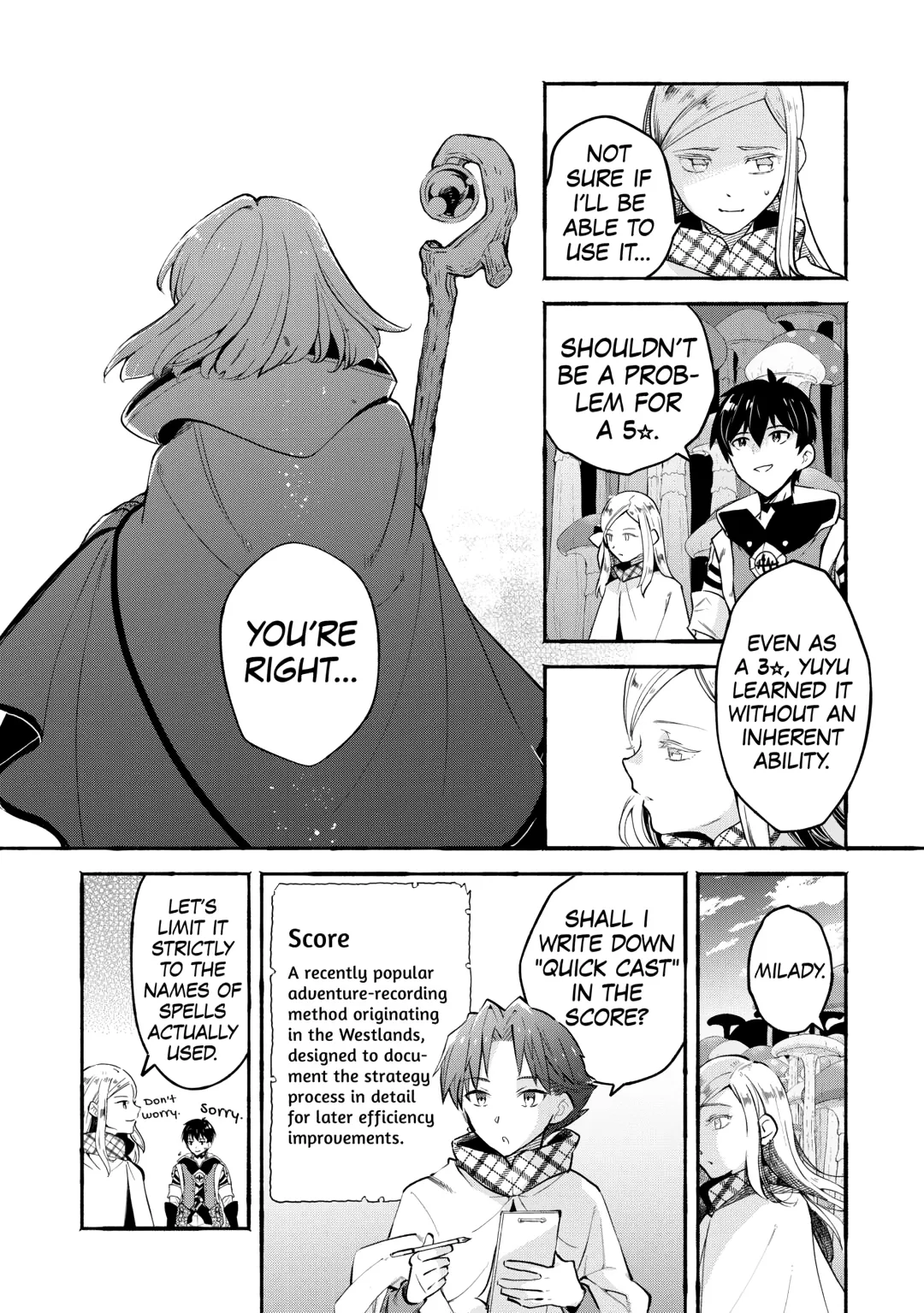 Ochikobore “1” Mahou Tsukai wa, Kyou mo Muishiki ni Cheat wo Tsukau Chapter 43 page 2