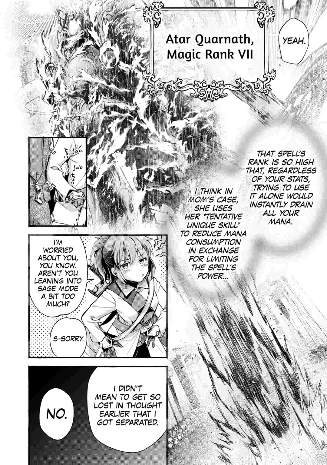Ochikobore “1” Mahou Tsukai wa, Kyou mo Muishiki ni Cheat wo Tsukau Chapter 44 page 4