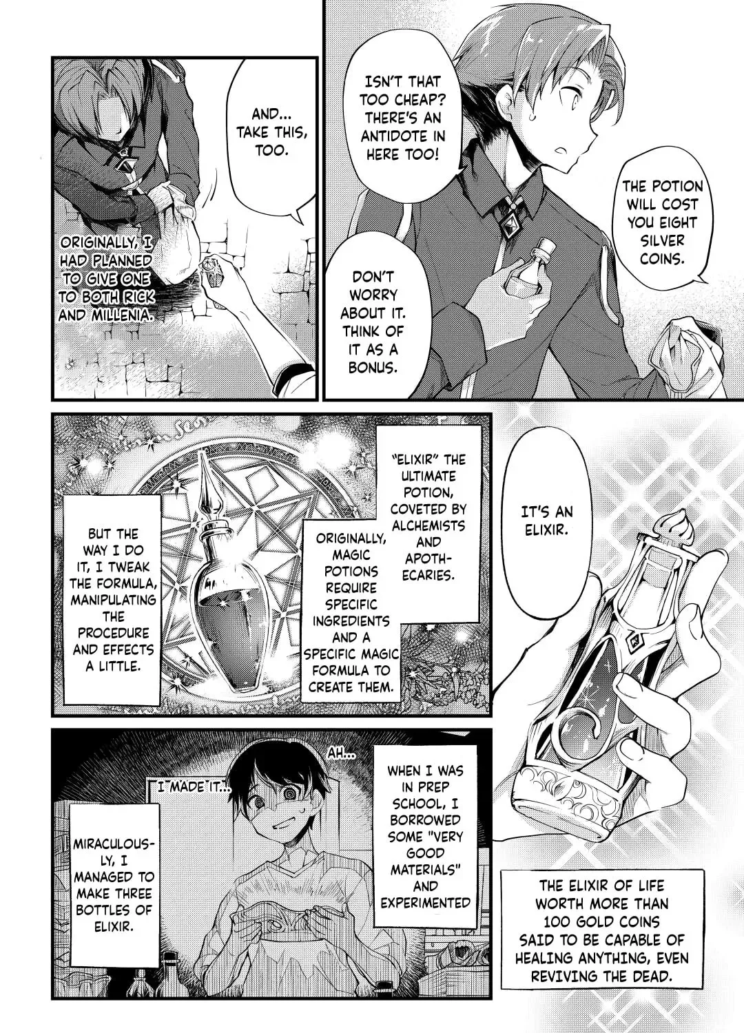 Ochikobore “1” Mahou Tsukai wa, Kyou mo Muishiki ni Cheat wo Tsukau Chapter 8 page 32