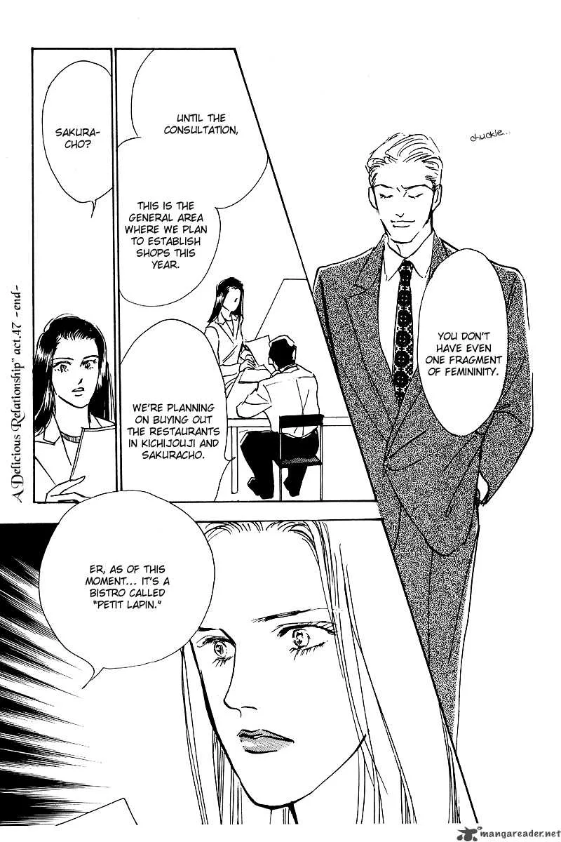 Oishii Kankei Chapter 47 page 48